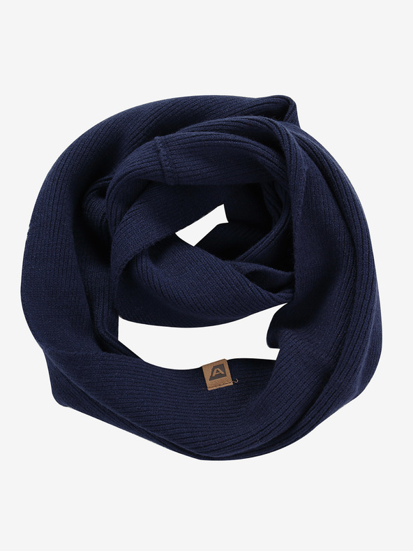 ALPINE PRO Pletená kruhová šála ALPINE PRO EUKENE mood indigo