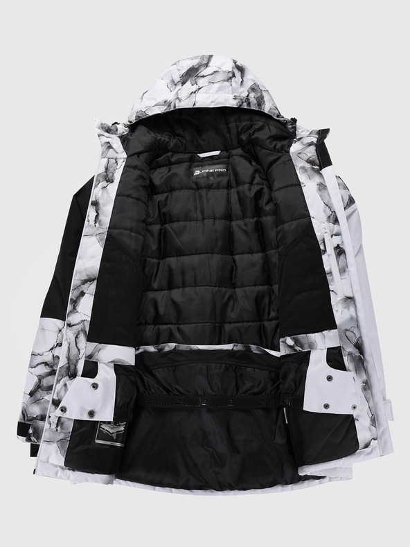 ALPINE PRO Dámská lyžařská bunda s membránou ptx ALPINE PRO UZERA white varianta pb
