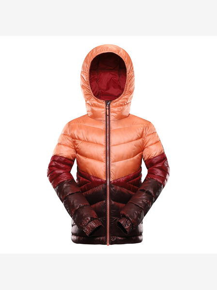 ALPINE PRO Dětská hi-therm bunda ALPINE PRO ROGO peach pink