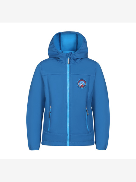 ALPINE PRO Dětská softshellová bunda s membránou ALPINE PRO OMANO mykonos blue