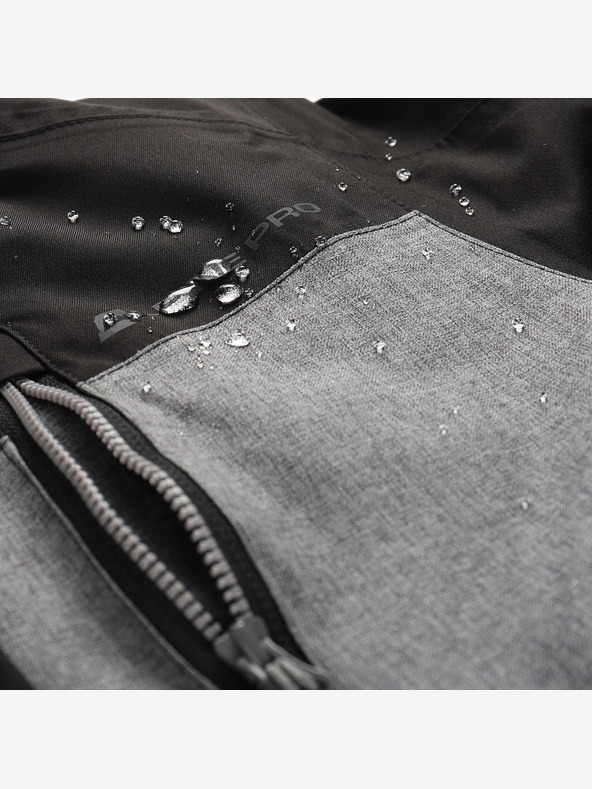 ALPINE PRO Dětská lyžařská bunda s membránou ptx snow ALPINE PRO COMEDO black