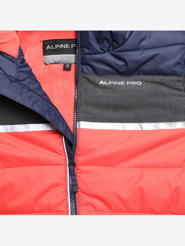 ALPINE PRO Dětská bunda ALPINE PRO JORGO cayenne