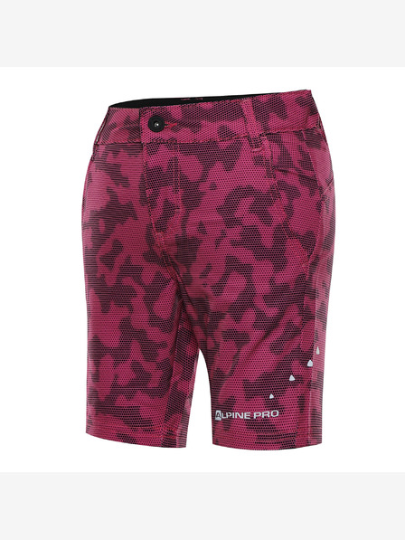 ALPINE PRO Dětské rychleschnoucí softshellové kraťasy ALPINE PRO TRENTO 2 magenta varianta pa