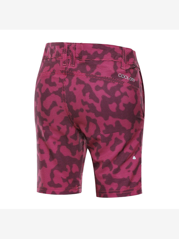 ALPINE PRO Dětské rychleschnoucí softshellové kraťasy ALPINE PRO TRENTO 2 magenta varianta pa