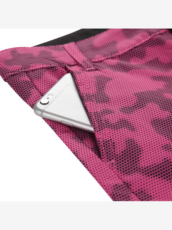 ALPINE PRO Dětské rychleschnoucí softshellové kraťasy ALPINE PRO TRENTO 2 magenta varianta pa