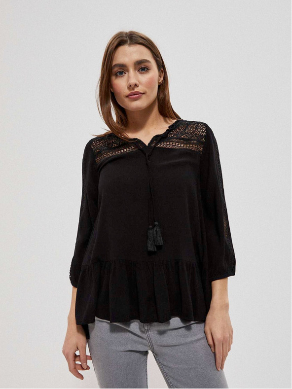 Moodo Košile s květinovým potiskem Moodo