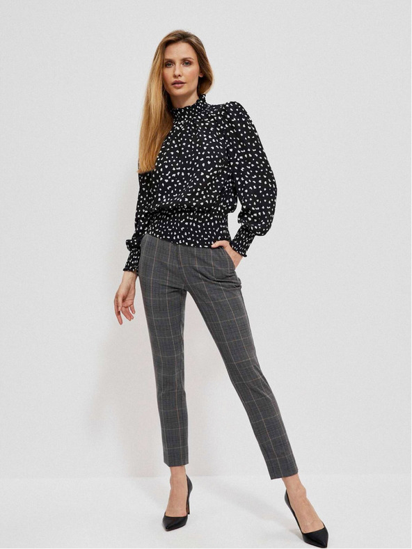 Moodo Černé dámské úpletové šaty Moodo