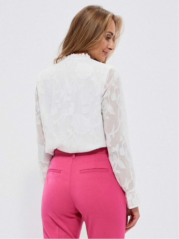 Moodo Bílá dámská halenka Moodo