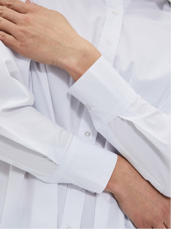 Moodo Bílá dámská košile Moodo