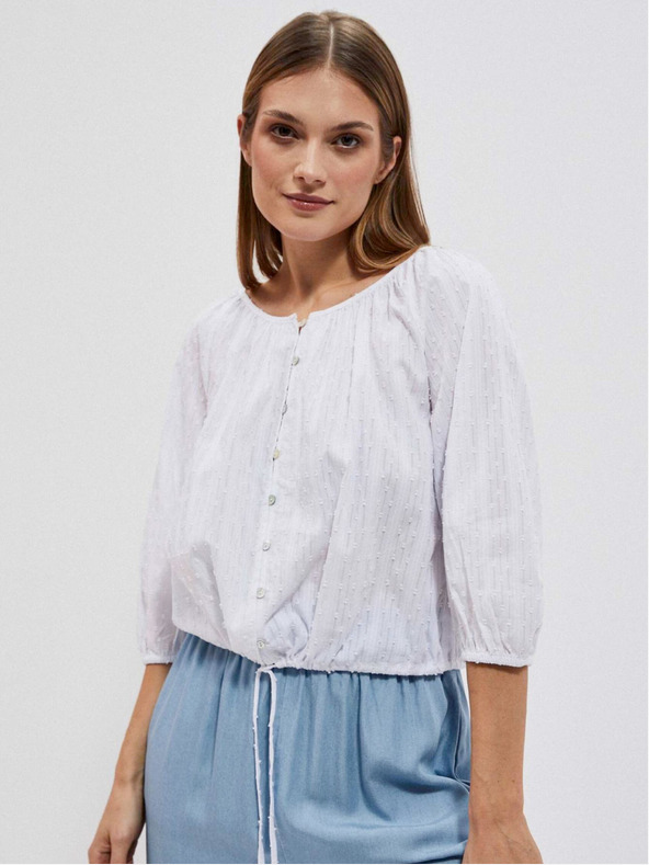 Moodo Bílá dámská halenka Moodo