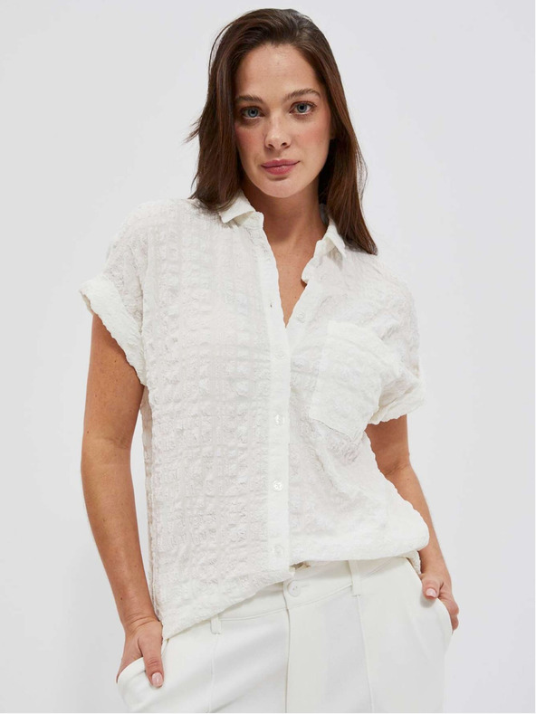 Moodo Bílá dámská halenka Moodo