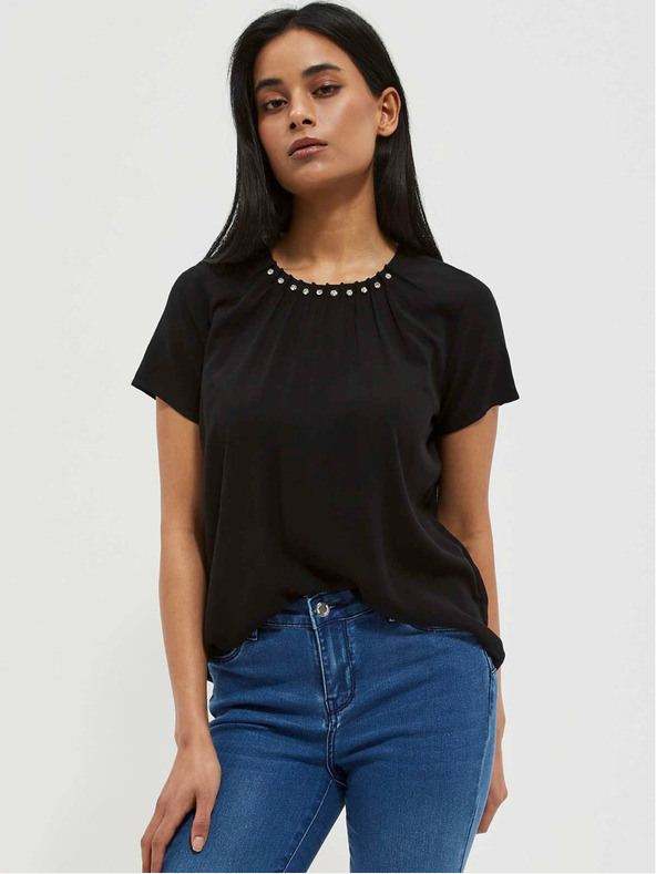 Moodo Černá dámská halenka Moodo