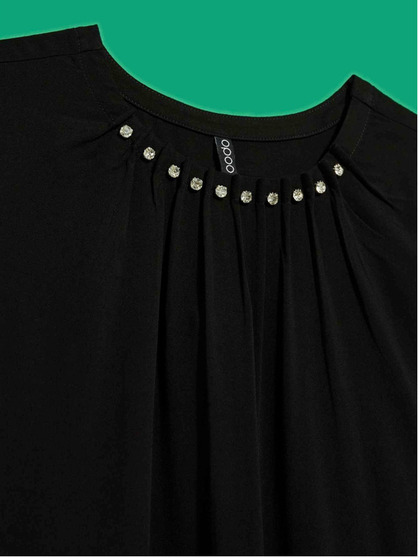 Moodo Černá dámská halenka Moodo