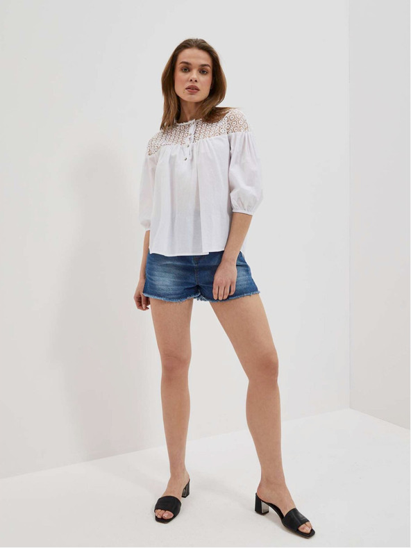 Moodo Bílá dámská halenka Moodo