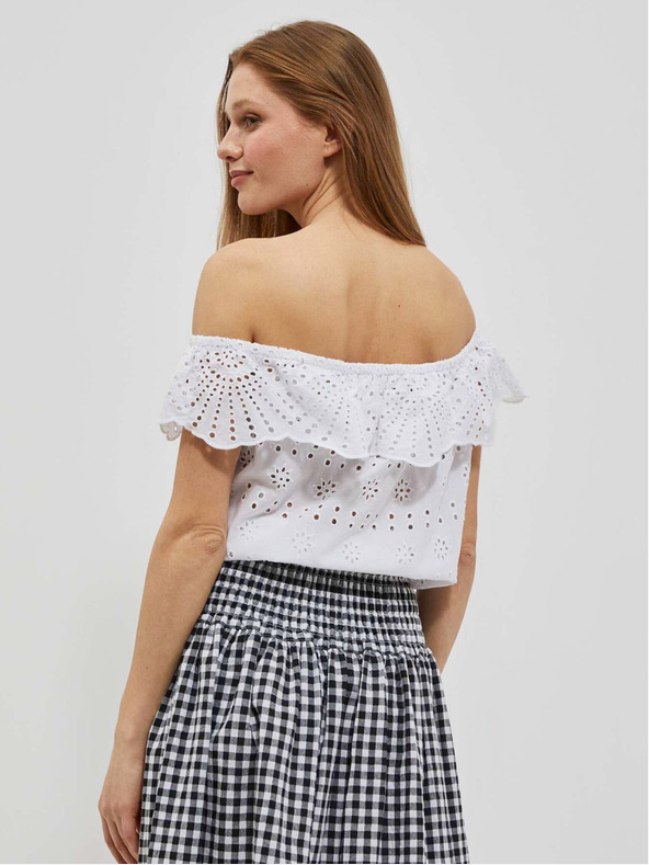 Moodo Bílý dámský top Moodo