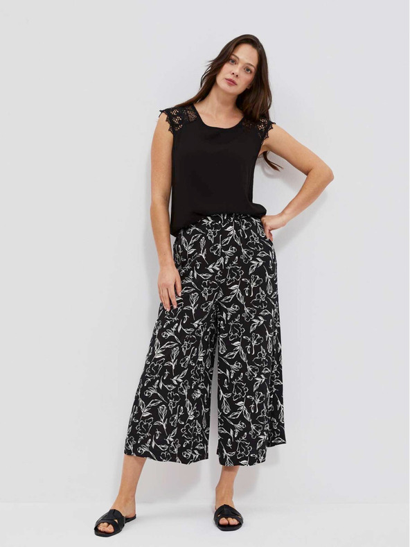 Moodo Černé dámské tričko Moodo