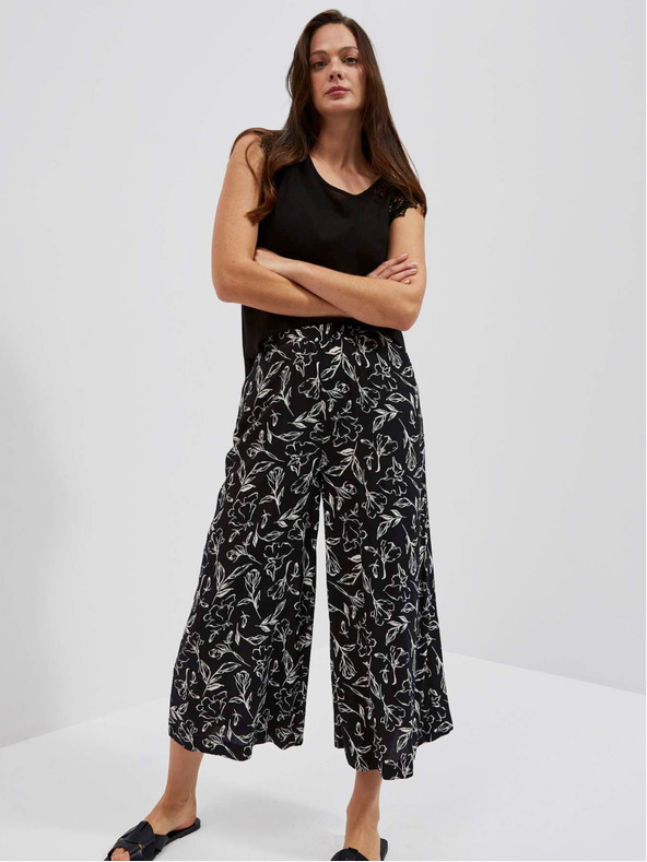 Moodo Černé dámské tričko Moodo