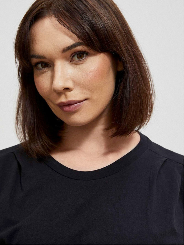 Moodo Černé dámské tričko Moodo