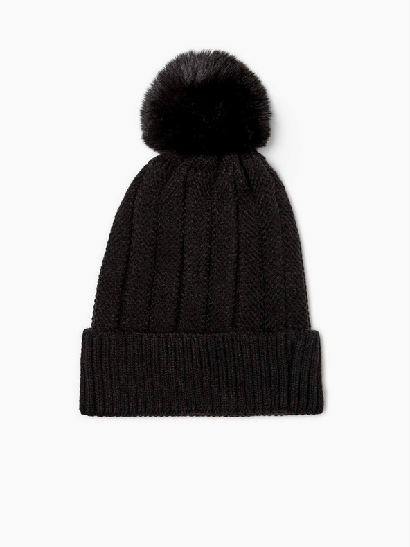 Moodo Černá dámská čepice Moodo