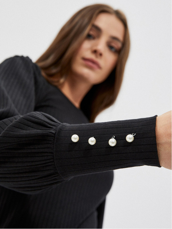 Moodo Černá dámská halenka Moodo