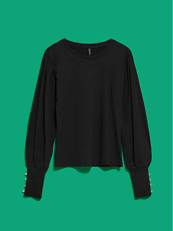 Moodo Černá dámská halenka Moodo