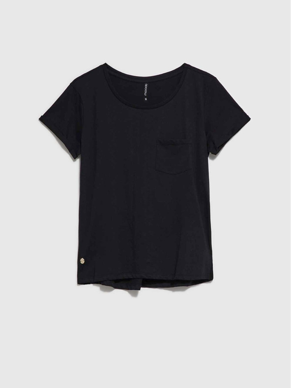 Moodo Černé dámské tričko Moodo