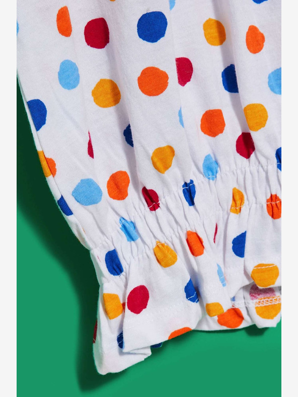 Moodo Bílé dámské vzorované tričko Moodo