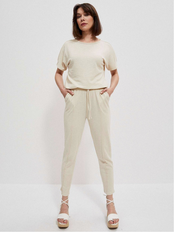 Moodo Béžová dámská mikina Moodo