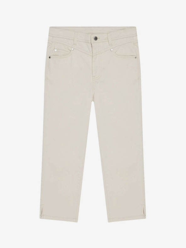 Moodo Béžové dámské kalhoty Moodo