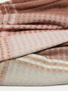 Moodo Scarf with a fine check with a decorative thread