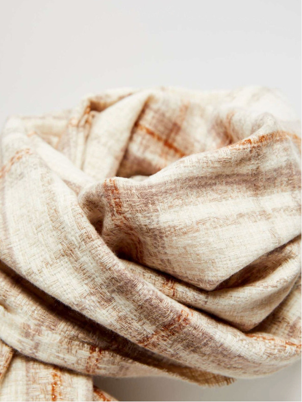 Moodo Wide checkered scarf