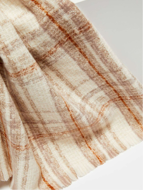 Moodo Wide checkered scarf