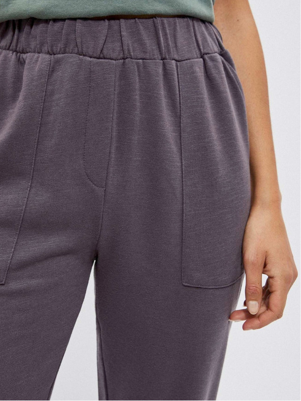 Moodo Šedé dámské tepláky Moodo