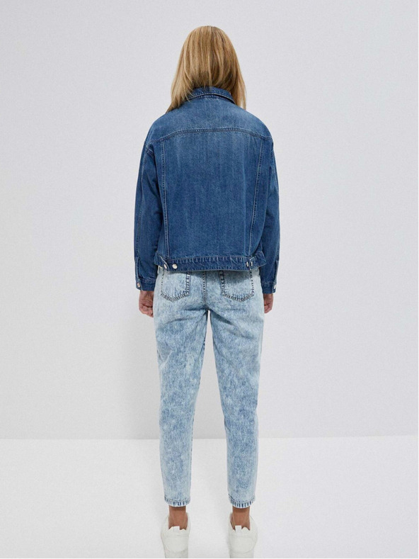 Moodo Modrá dámská džínová košile Moodo