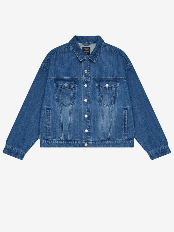 Moodo Modrá dámská džínová košile Moodo