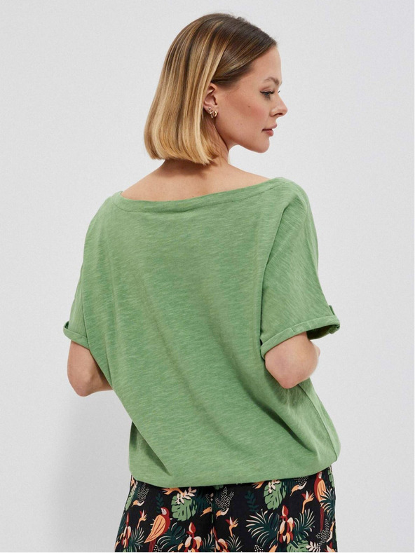 Moodo Zelené dámské tričko Moodo