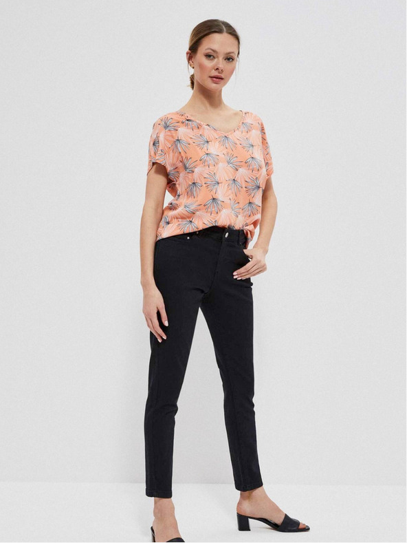 Moodo Oranžové dámské tričko Moodo