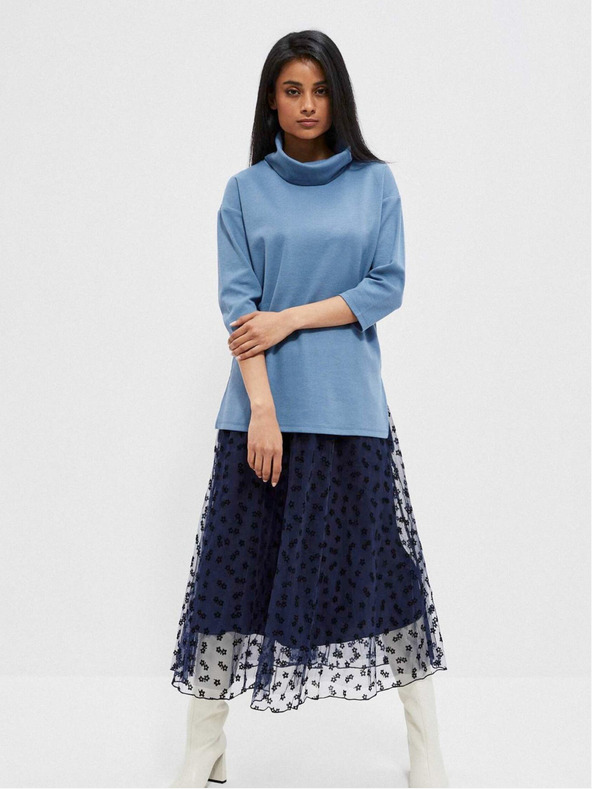 Moodo Modrá dámská mikina Moodo