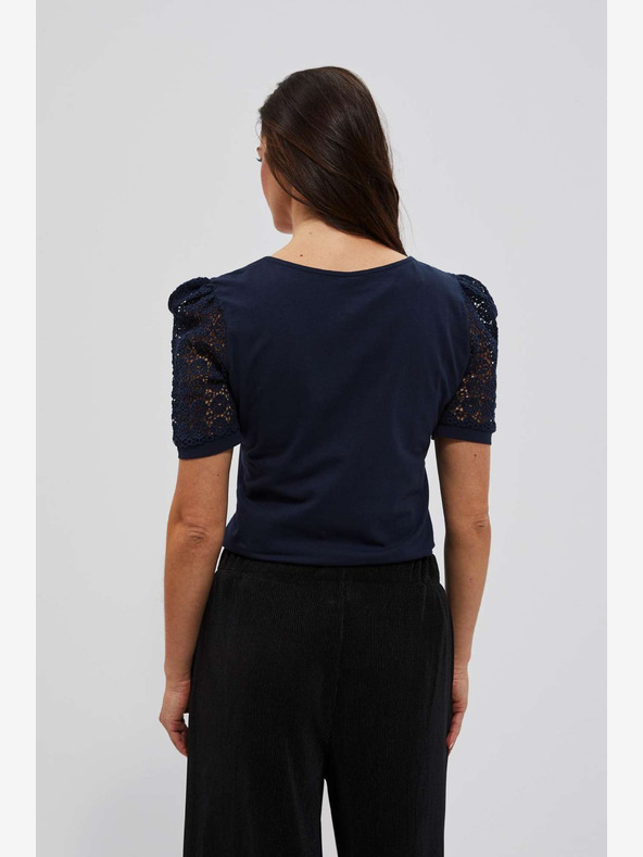 Moodo Tmavě modrá halenka Moodo