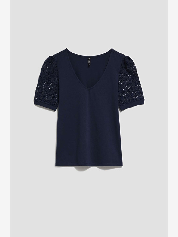 Moodo Tmavě modrá halenka Moodo