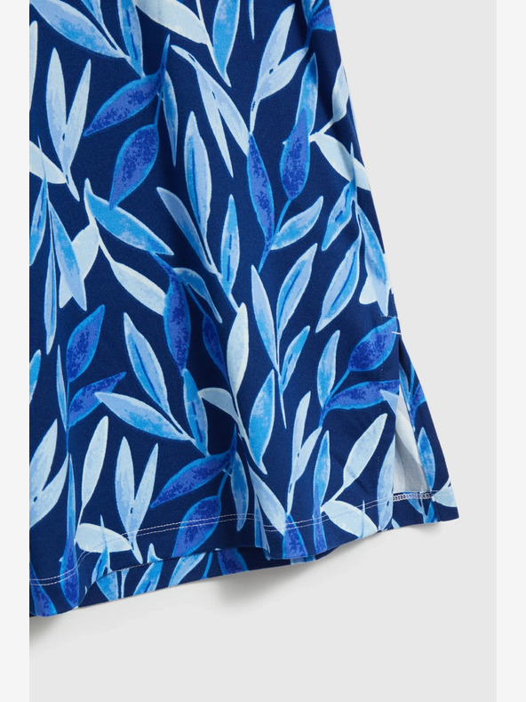 Moodo Tmavě modrý vzorovaný top Moodo