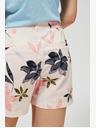 Moodo Růžové dámské květované kraťasy Moodo