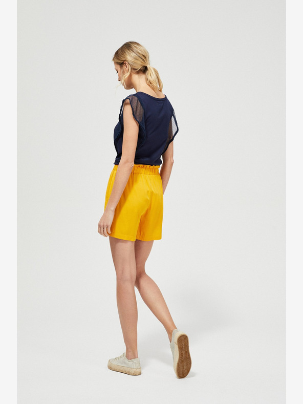 Moodo Žluté dámské kraťasy Moodo