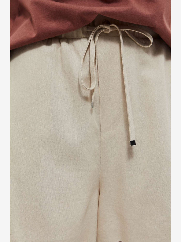 Moodo Béžové dámské kraťasy Moodo