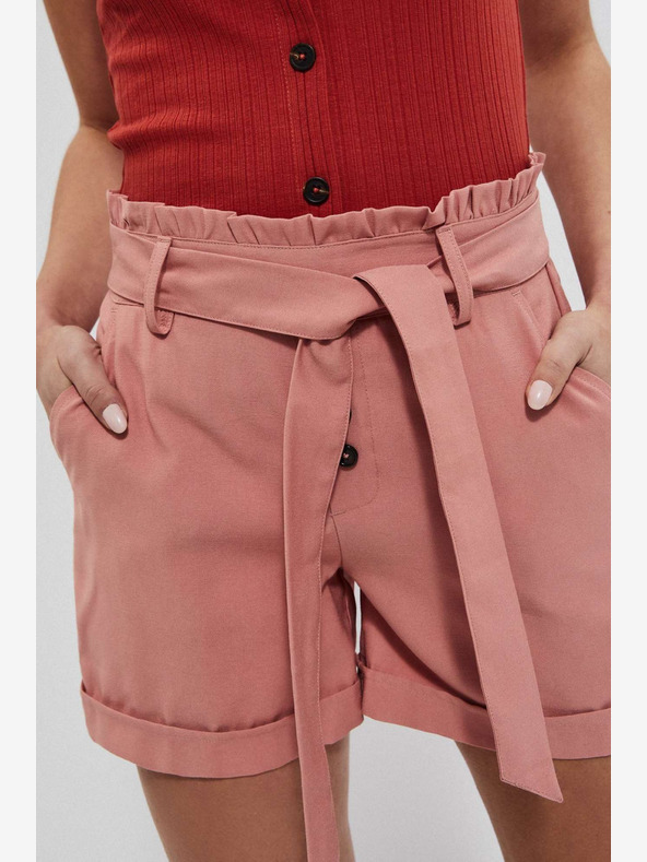 Moodo Růžové dámské kraťasy Moodo