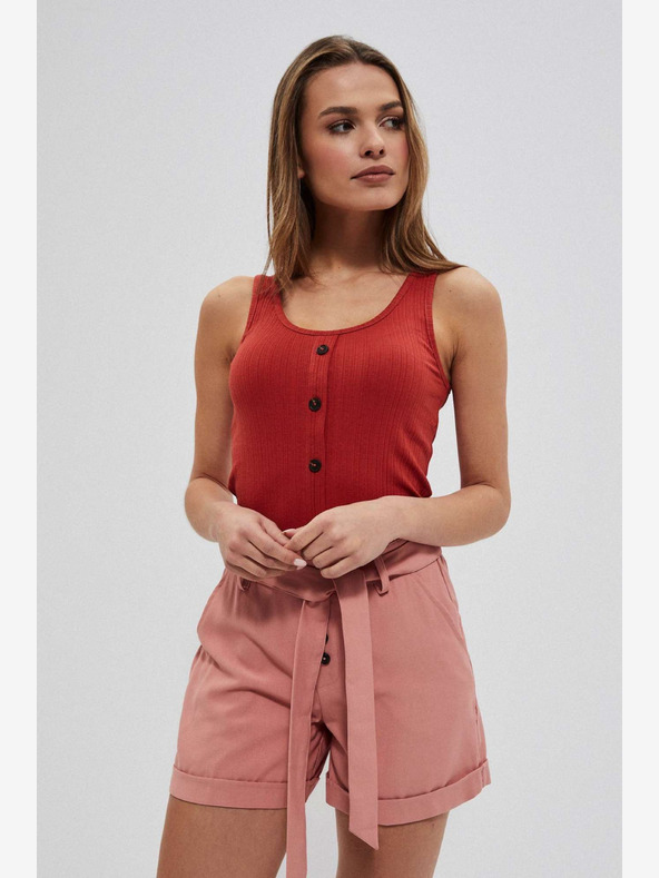 Moodo Růžové dámské kraťasy Moodo