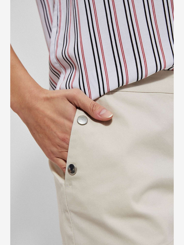 Moodo Krémové dámské kraťasy Moodo