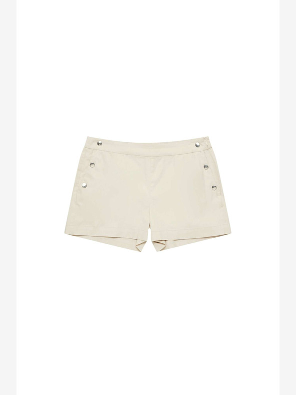 Moodo Krémové dámské kraťasy Moodo