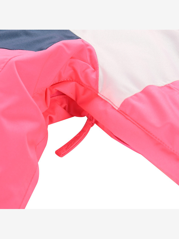 ALPINE PRO Dětská lyžařská bunda s membránou ptx snow ALPINE PRO DEARO neon knockout pink
