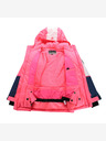ALPINE PRO Dětská lyžařská bunda s membránou ptx snow ALPINE PRO DEARO neon knockout pink